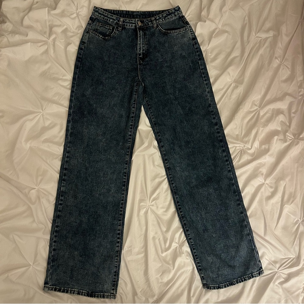 tall slant pocket straight leg jeans